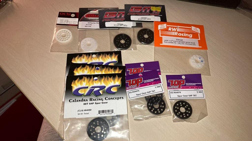 Spur gears 1:12 Los of in een koop, Ophalen of Verzenden, Zo goed als nieuw, Overige schalen, Onderdeel