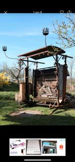 Kippengrill Haard Speenvarken Authentieke grill, Ophalen of Verzenden, Gebruikt, Vrijstaande haard, Houthaard