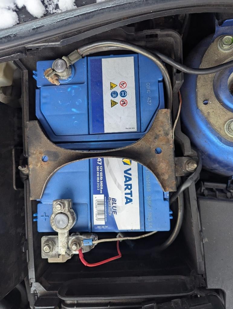 Varta Accu Blue Dynamic D47 60 Ah, Ophalen, Gebruikt