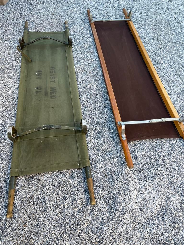 Vintage brancards 2 keer., Verzamelen, Militaria | Tweede Wereldoorlog, Ophalen, Overige soorten, Duitsland, Overige typen