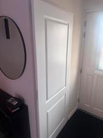 1x rechtsdraaiende opdekdeur 83x201,5 ral 9016 gespoten, Ophalen, 80 tot 100 cm, Binnendeur, Nieuw