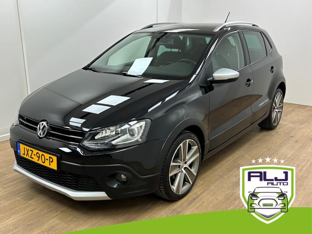 Volkswagen POLO Occasion 1.2 TSI Cross | Zwart | Tweedehands, Auto's, Euro 5, Stof, Gebruikt, Zwart