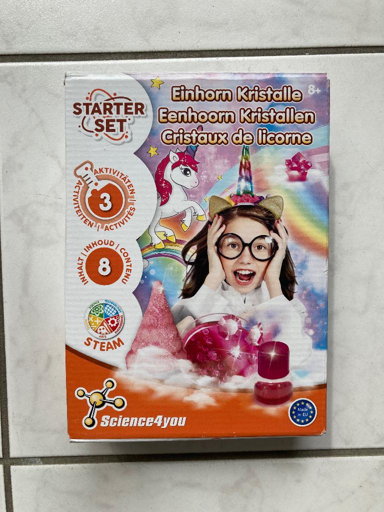 Science4you, starter set, Eenhoorn kristallen, Kinderen en Baby's, Speelgoed | Educatief en Creatief, Ophalen of Verzenden, Nieuw