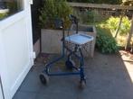 3 wiel rollator met mandje en dienblad, Ophalen, Opvouwbaar, Gebruikt