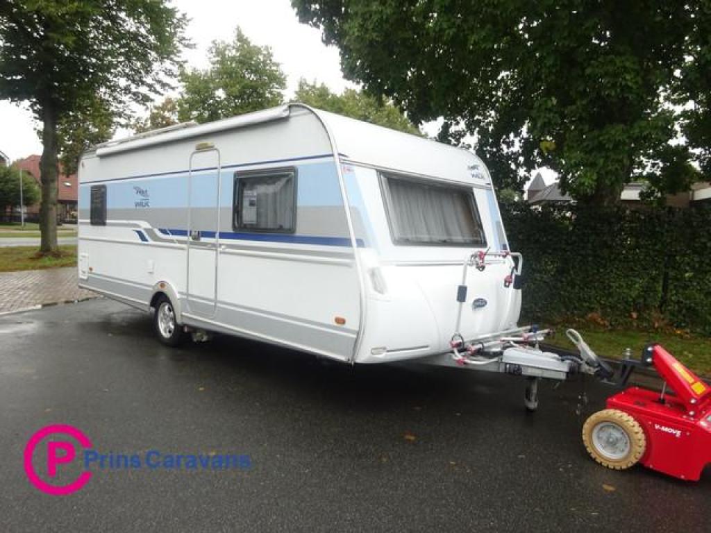 Wilk Blue star 560 HTD + Mover+Airco, Caravans en Kamperen, Caravans, Schokbreker, Bedrijf, 1250 - 1500 kg, Wilk