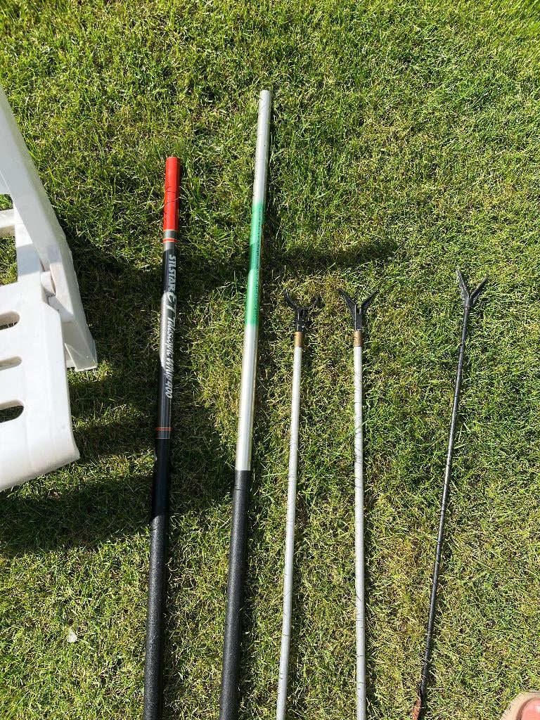 visspullen, Ophalen, Gebruikt, Vaste hengel