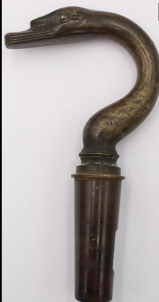 Antieke bronzen zwanenhals voor Fontein 18 eeuws, Verzenden