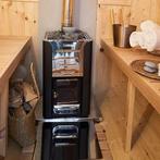 Barrel sauna fins 2.80m voor buiten, Ophalen of Verzenden, Nieuw, Fins of Traditioneel, Complete sauna