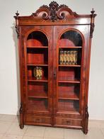 Bloem mahonie boekenkast met 2 laden en verstelbare schappen, Ophalen