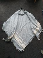 Grote hamamdoek / badhanddoek poncho stormblauw, Ophalen of Verzenden