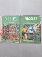 2 stripboeken Biggles, Gelezen, Ophalen of Verzenden, Studio Vandersteen, Meerdere stripboeken