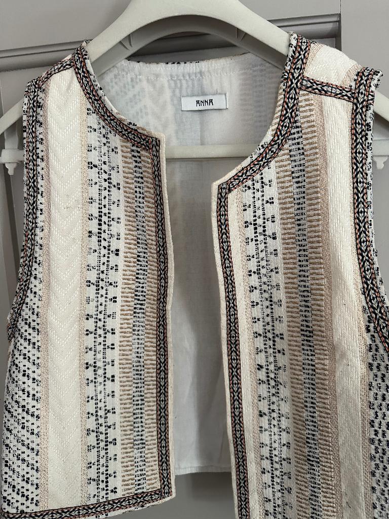 Gilet, Anna van Toor, Wit, Ophalen of Verzenden, Maat 36 (S)