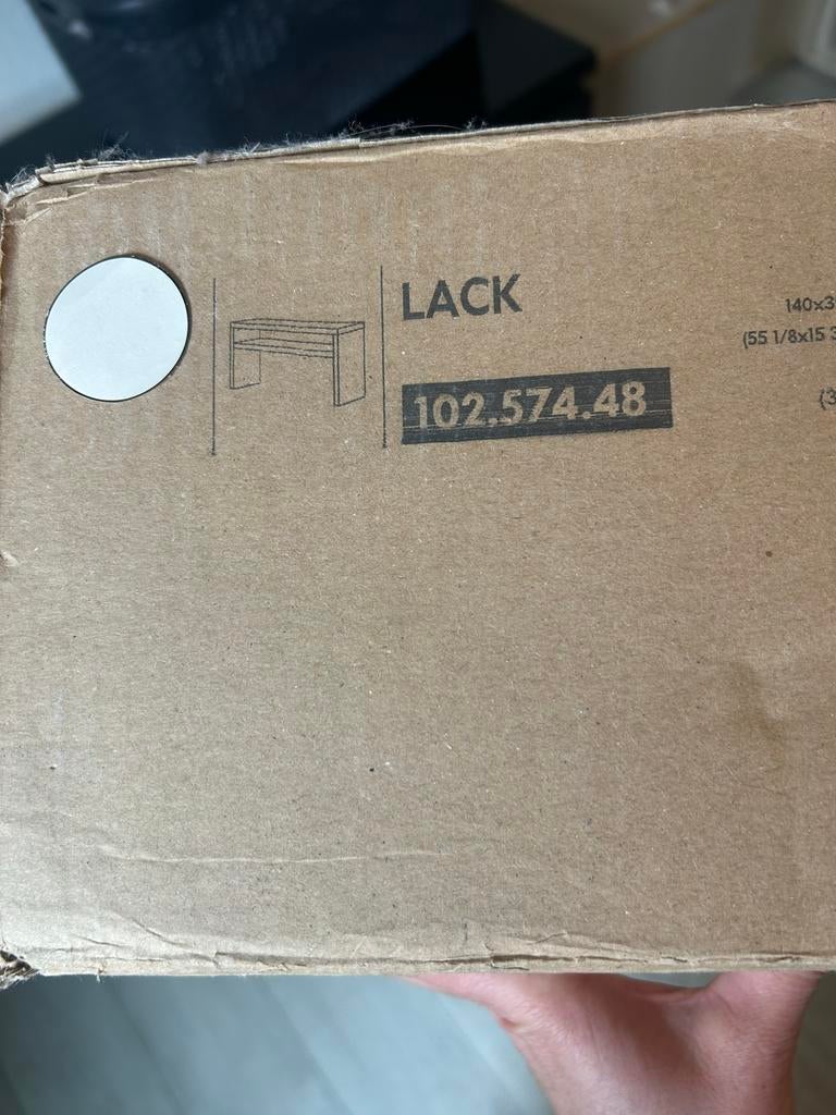 IKEA Lack sidetable - Nieuw in verpakking, Huis en Inrichting, Ophalen of Verzenden, Nieuw, Rechthoekig, Overige materialen