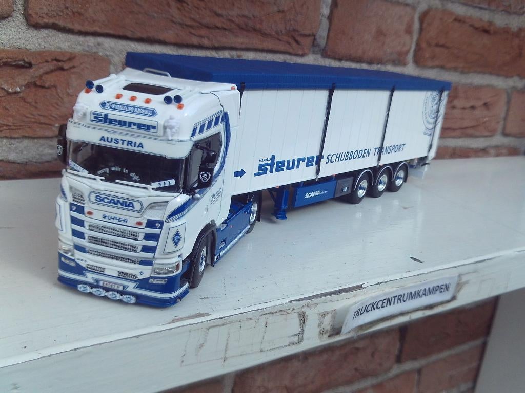 WSI  Scania  S  Highline  met   van  Steurer., Ophalen of Verzenden, Nieuw, Bus of Vrachtwagen, Wsi