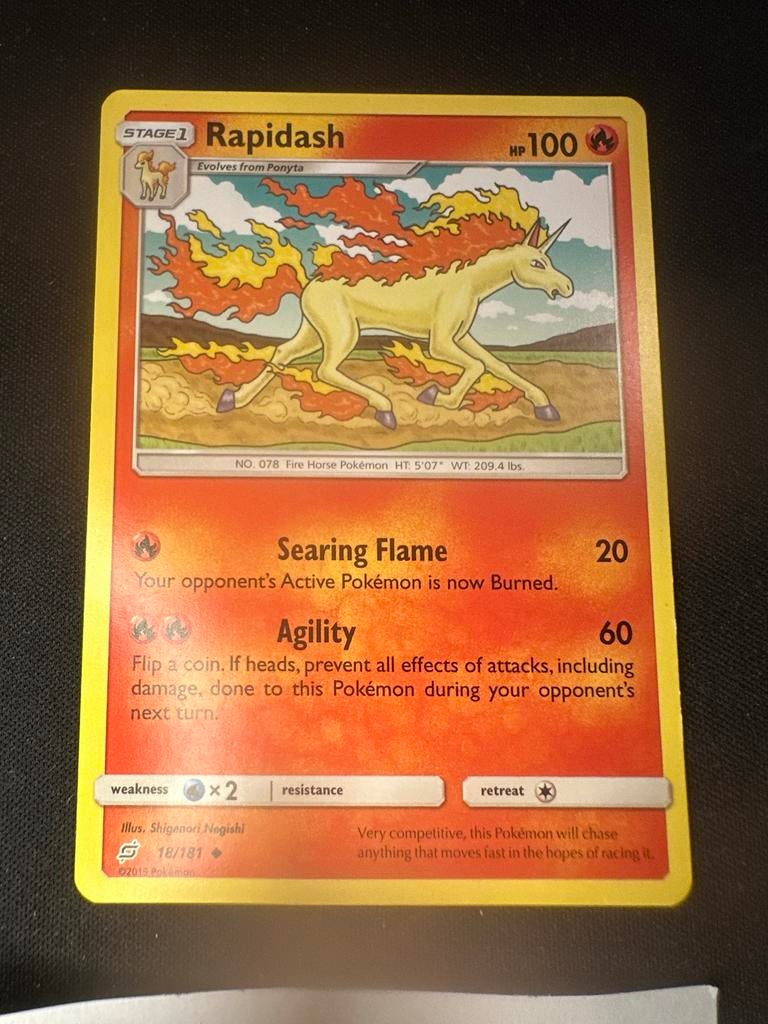 Rapidash 18/181 - Teum Up, Ophalen of Verzenden, Zo goed als nieuw, Losse kaart
