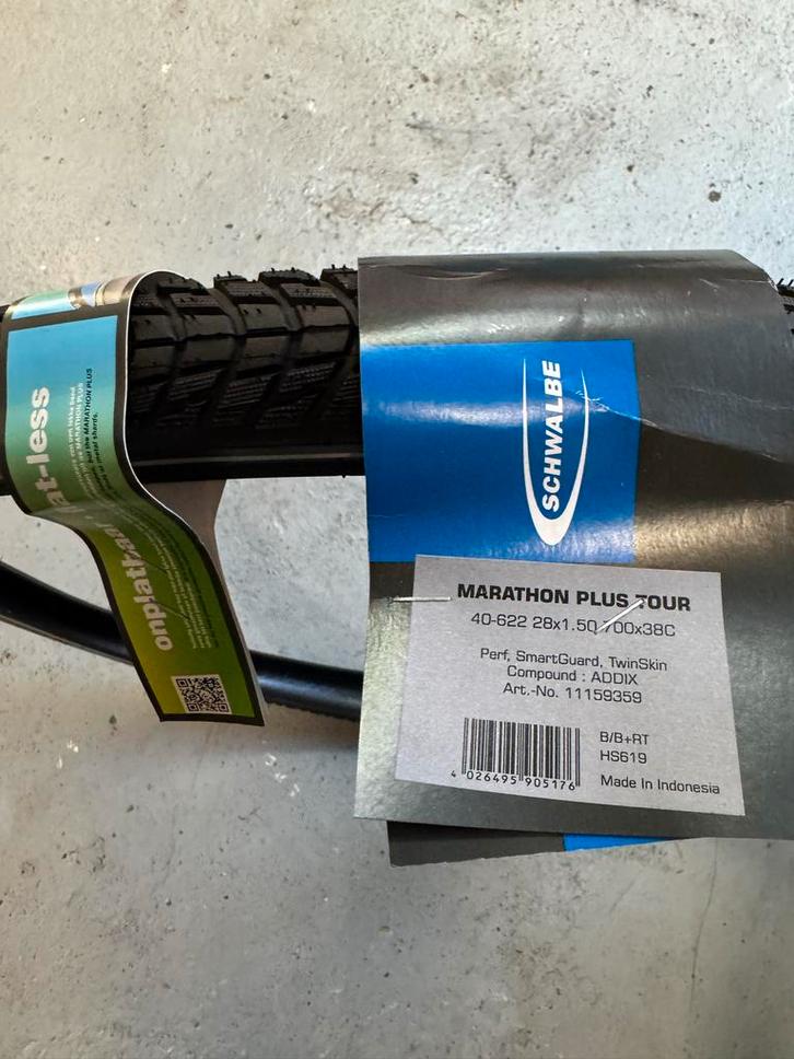 Schwalbe Marathon Plus Tour fietsband 40-622 (28x1.50), Fietsen en Brommers, Fietsonderdelen, Nieuw, Band, Rubber, Elektrische fiets