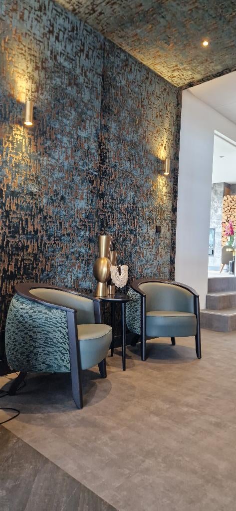 Luxe Fauteuils, set van 2, Ophalen, Nieuw, 75 tot 100 cm, Hotel Chique