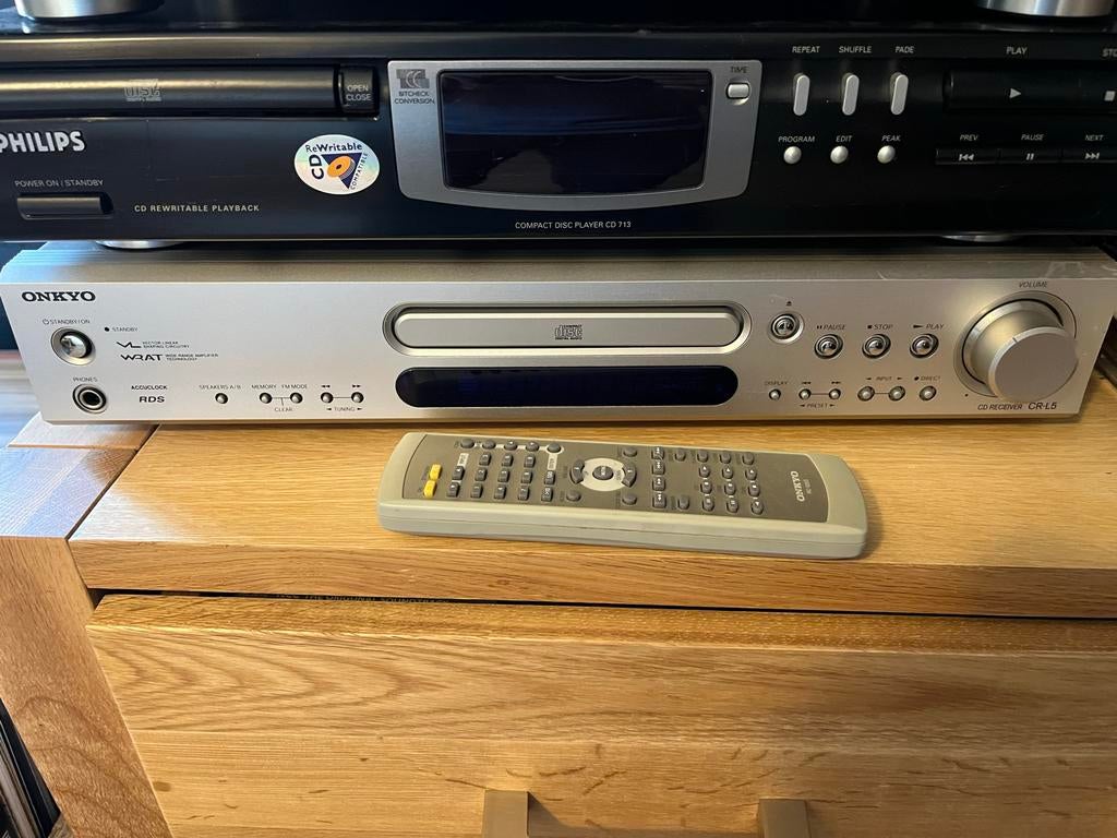 Onkyo CD Receiver CR-L5, Ophalen of Verzenden, Gebruikt, Overige merken, Met radio