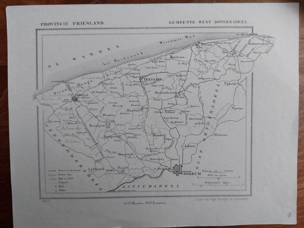 22 / West Dongeradeel Holswerd Ternaard Dokkum Nijkerk, Antiek en Kunst, Ophalen of Verzenden