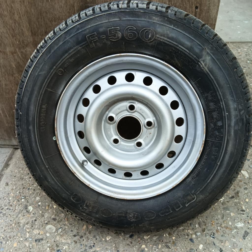 Reservewiel Hobby Caravan 195/70R14, Caravans en Kamperen, Ophalen of Verzenden