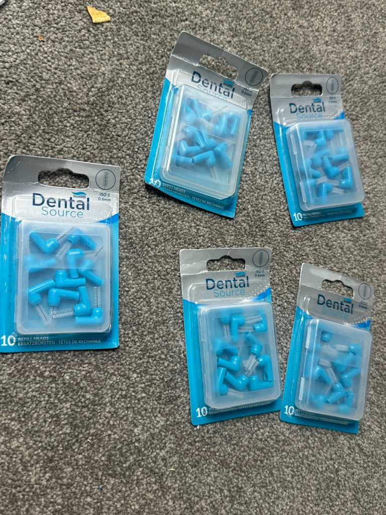 Dental Source interdentale ragers 0.6mm (5x10 stuks), Ophalen of Verzenden, Nieuw, Overige typen