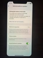 iPhone X - 256 GB - Zilver - Batterij 74%, Gebruikt, IPhone X, Zonder simlock, 74 %