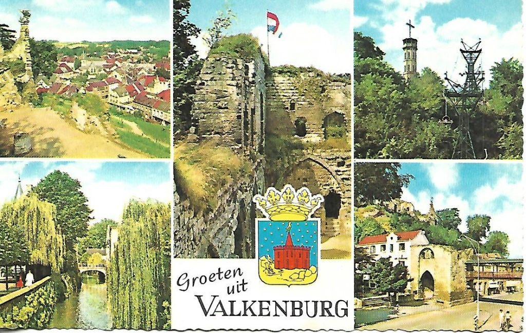 Valkenburg- -5-luik., Verzenden, 1960 tot 1980, Gelopen, Limburg