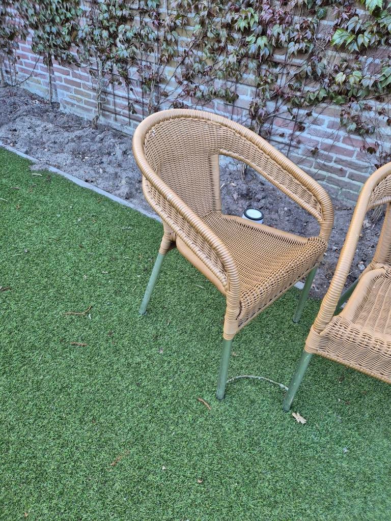 Stapelbare rieten tuinstoelen, Ophalen, Rotan