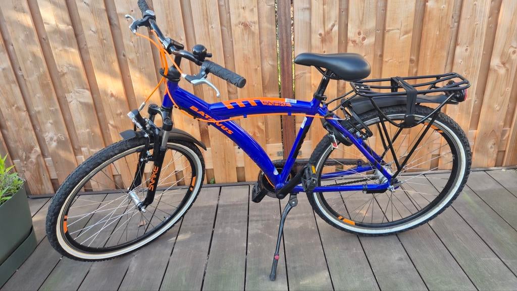 Batavus Snake 26 inch kinderfiets - Blauw/Oranje, Fietsen en Brommers, Fietsen | Jongens, Versnellingen, Batavus, Zo goed als nieuw
