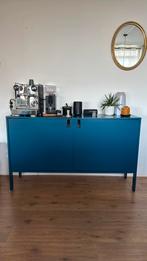 Petrol blauw dressoir 148x88x40, Huis en Inrichting, Ophalen, Met plank(en), Gebruikt, 100 tot 150 cm
