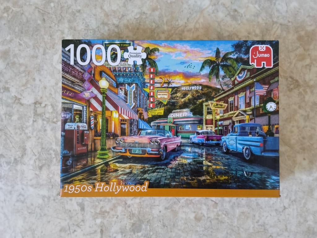 Jumbo puzzel., Ophalen of Verzenden, 500 t/m 1500 stukjes, Gebruikt