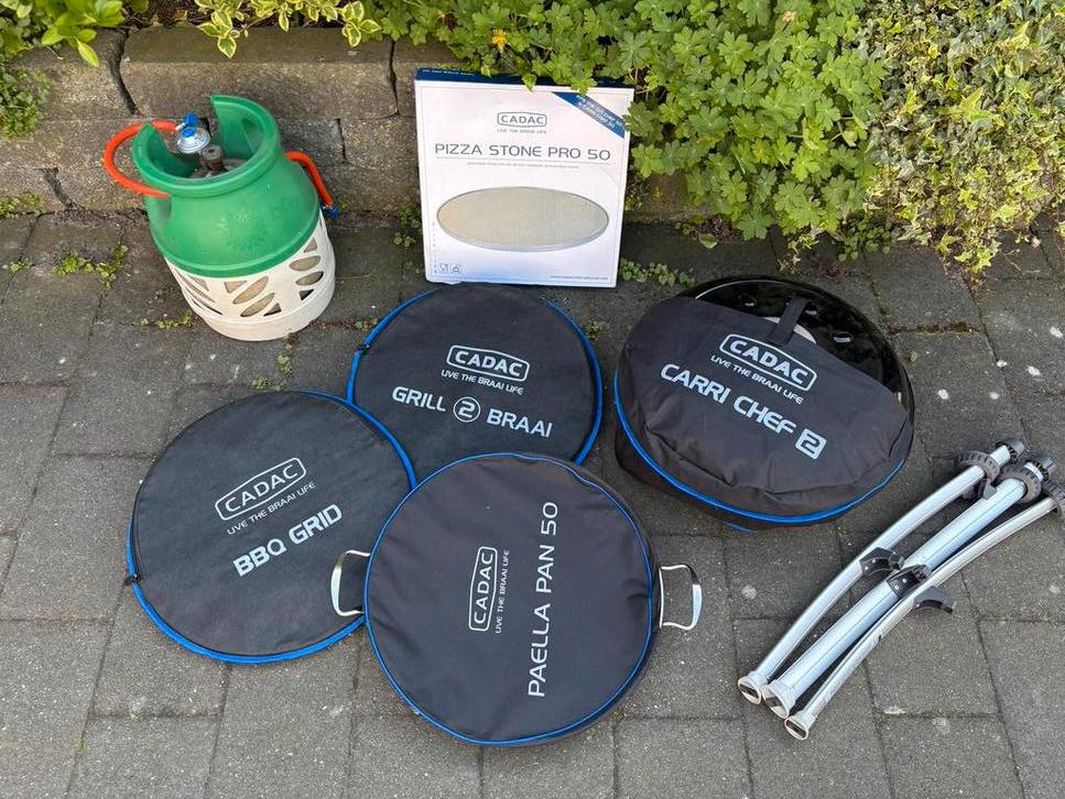 Cadac Carri Chef 2 met diverse accessoires, Ophalen of Verzenden, Zo goed als nieuw