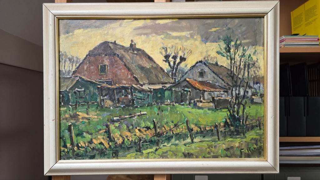 Frans Ruwel boerderij landschap, Ophalen