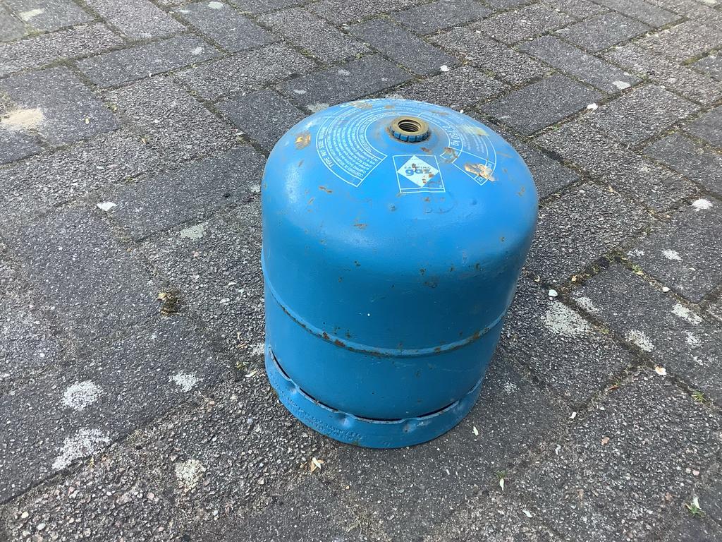 Campingaz gasfles 907, Ophalen, Gebruikt