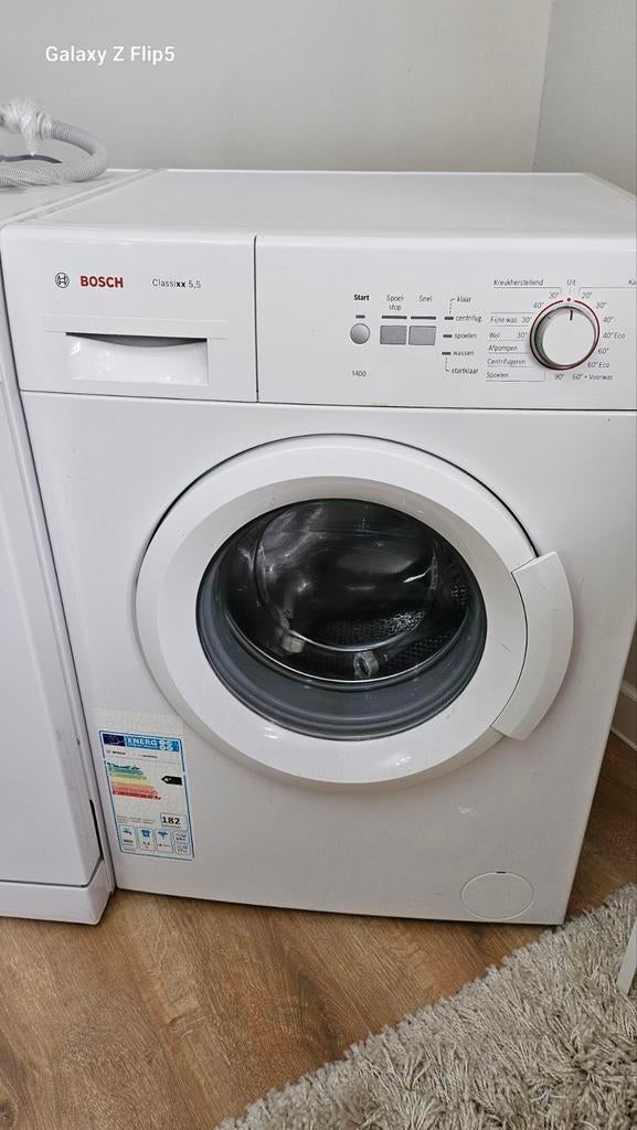 Goed onderhouden Bosch Classixx 5,5 wasmachine, Witgoed en Apparatuur, 1200 tot 1600 toeren, Gebruikt, 4 tot 6 kg, Voorlader