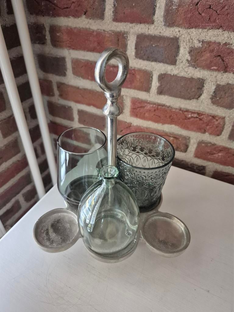 Mini hurricane Riviera Maison, Ophalen of Verzenden, Gebruikt, Zilver, Metaal