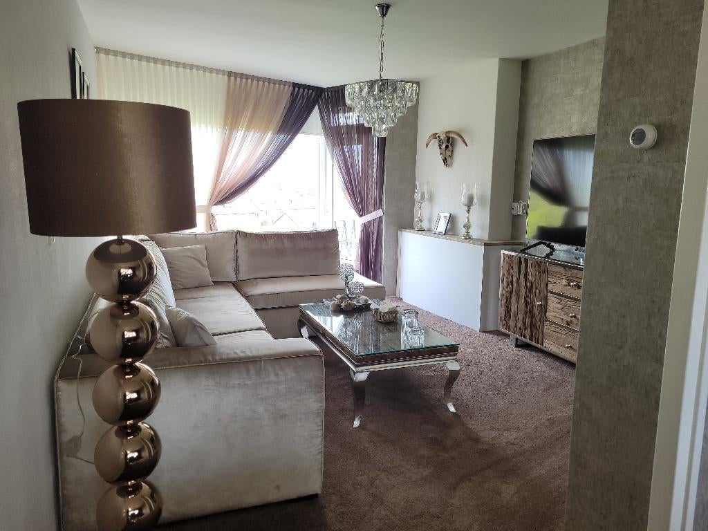 Loungebank, Huis en Inrichting, Banken | Bankstellen, Ophalen, Hoekbank, 300 cm of meer, Zo goed als nieuw