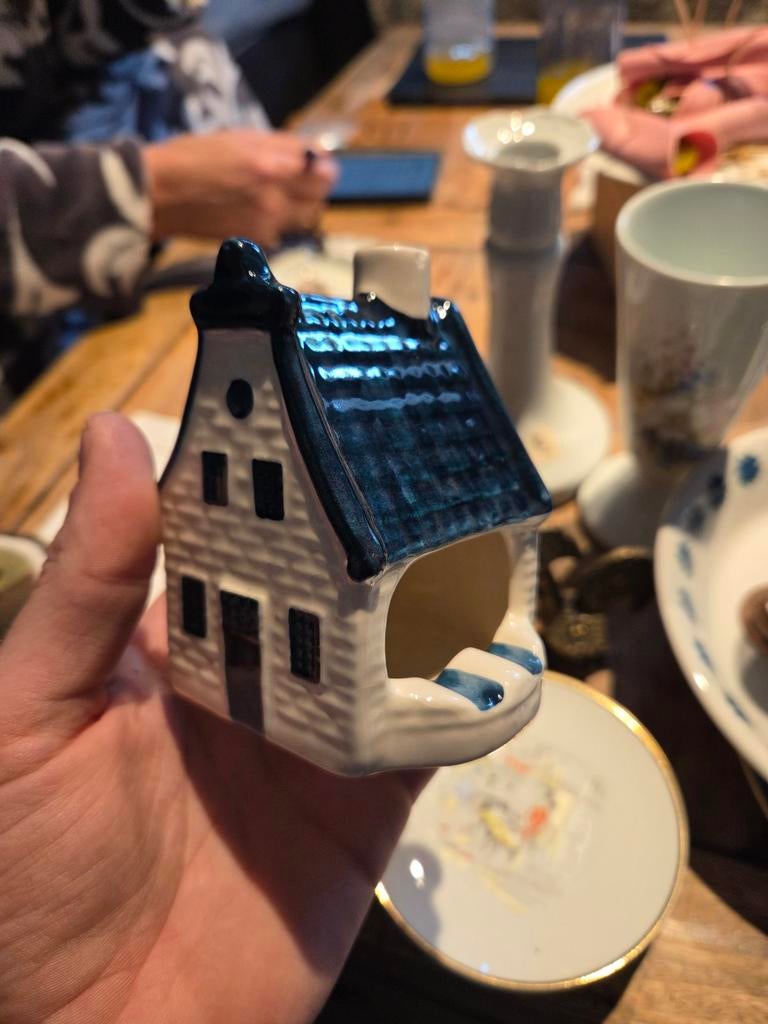 Drum asbak huisje Royal Goedewaagen Blue Delft, Ophalen of Verzenden