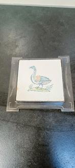 antieke tegel gans, Antiek en Kunst, Ophalen of Verzenden