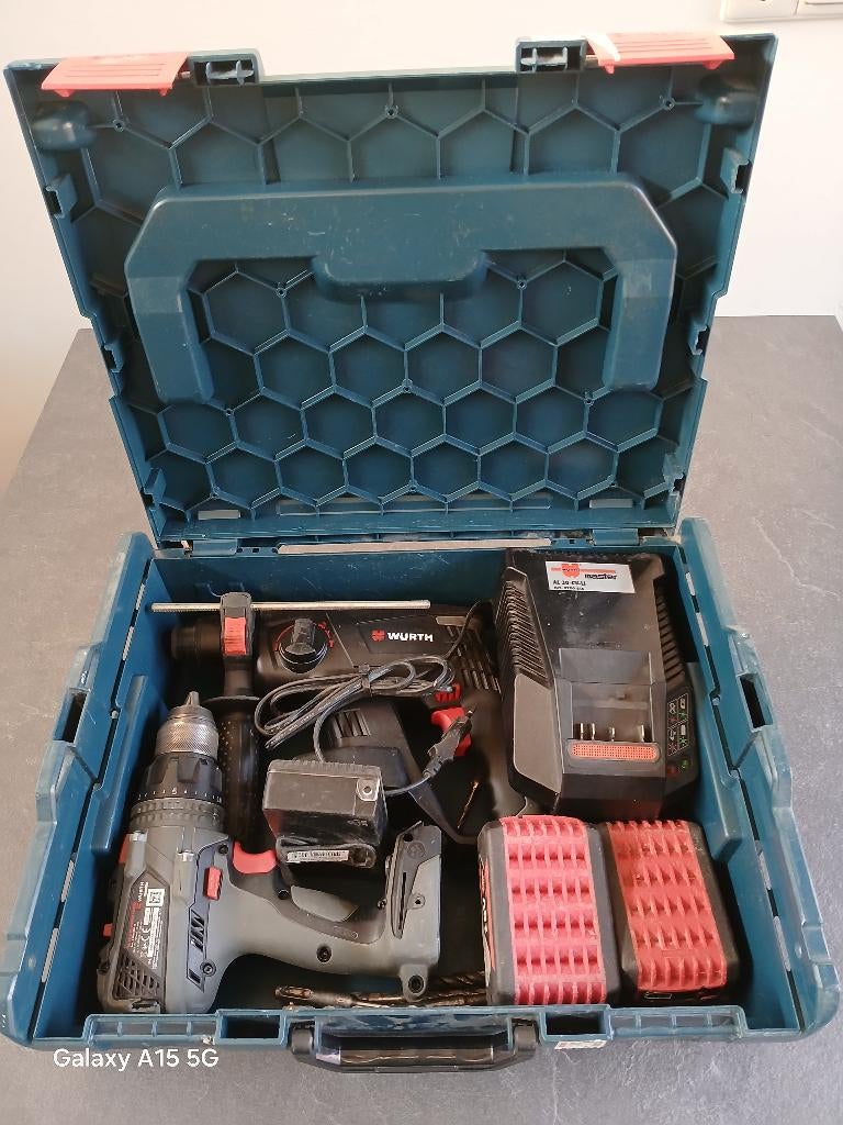 Bosch /Wurth SDS combimaster combiboor boormachine boor, Boormachine, Ophalen of Verzenden, Variabele snelheid, Gebruikt