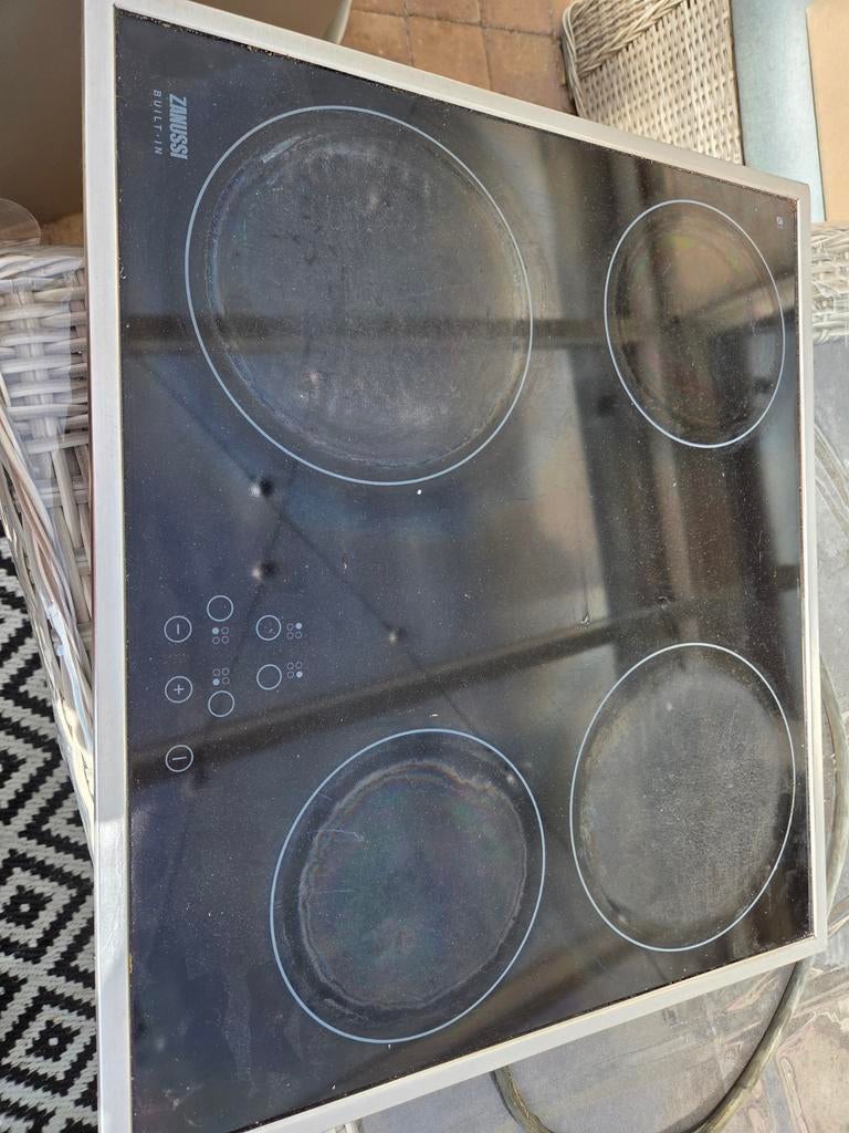 Kookplaat Zanussi, Ophalen, Gebruikt, 4 kookzones, Inbouw