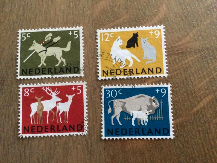 nederland NVPH 812-815 gestempeld, Postzegels en Munten, Postzegels | Nederland, Gestempeld, Ophalen of Verzenden