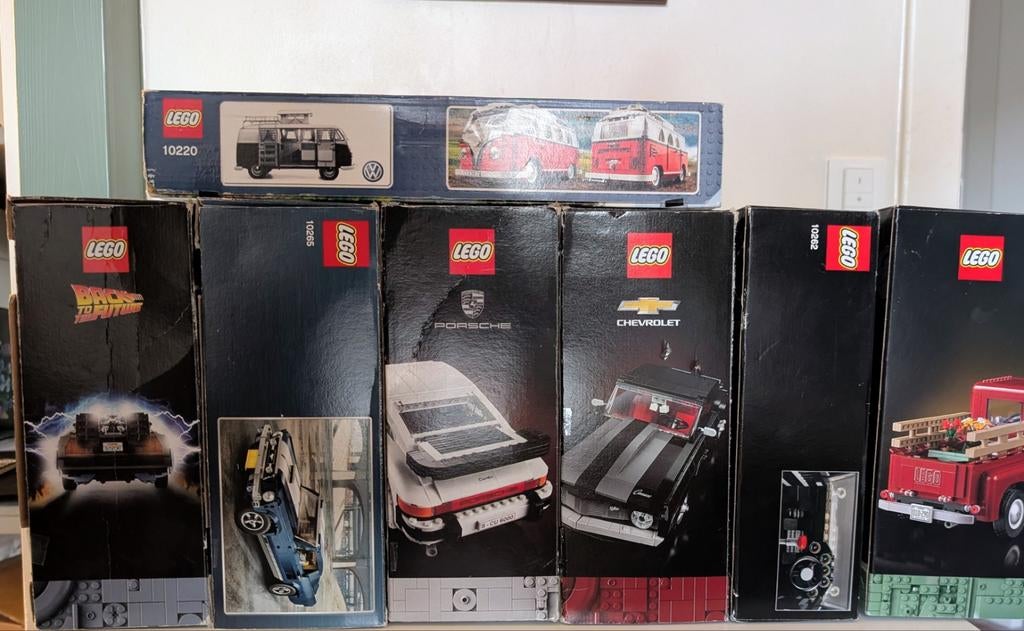 LEGO Creator collectie – oa Aston Martin DB5, DeLorean, Ophalen of Verzenden, Groter dan 1:32, Auto, Overige merken