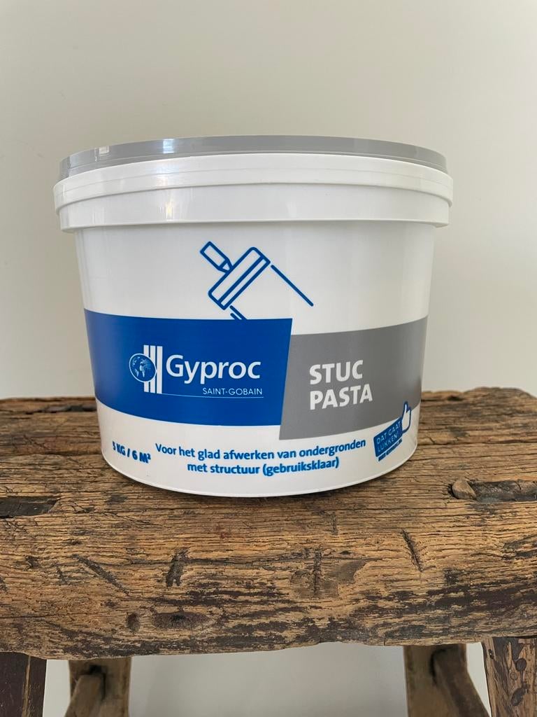 Gyproc stuc pasta 5 kg, Doe-het-zelf en Verbouw, Overige Doe-het-zelf en Verbouw, Ophalen of Verzenden, Nieuw