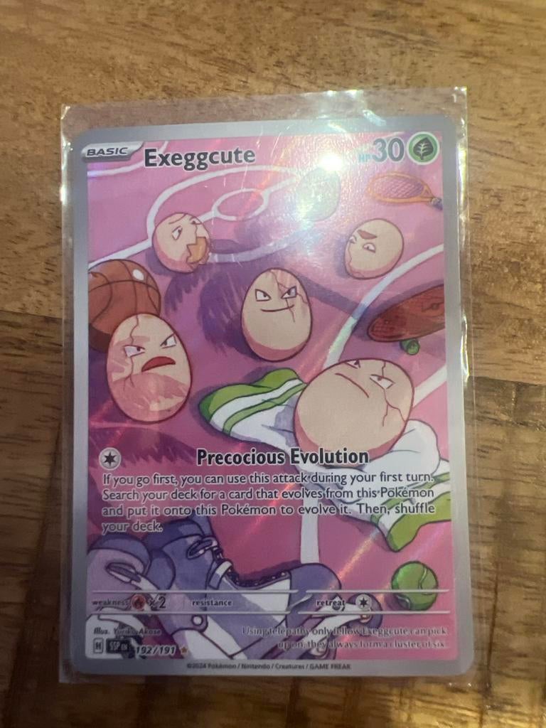 Pokémon kaart Exeggcute 092/191, Ophalen of Verzenden, Gebruikt, Losse kaart, Foil