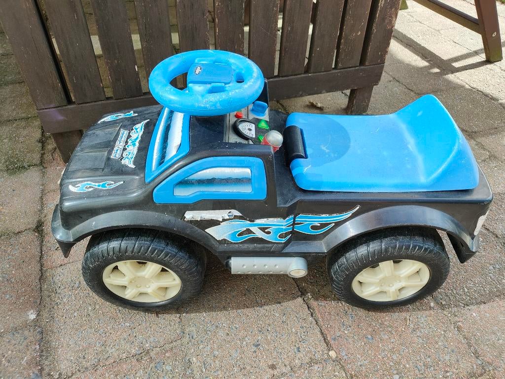 Loopauto met opbergruimte en geluiden - vanaf 1 jaar, Kinderen en Baby's, Speelgoed | Buiten | Voertuigen en Loopfietsen, Ophalen