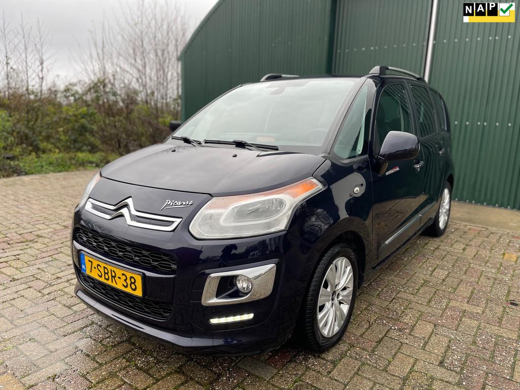 Citroen C3 Picasso 1.6 VTi Exclusive/ Camera/ Navi/ P. senso, Auto's, Citroën, Voorwielaandrijving, Euro 5, Gebruikt, Zwart