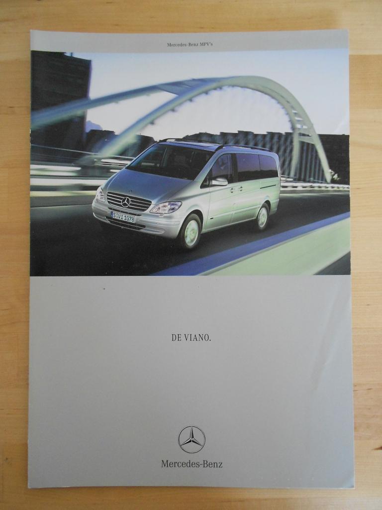 Mercedes Viano Brochure 2004, Zo goed als nieuw, Mercedes-Benz, Mercedes, Ophalen of Verzenden