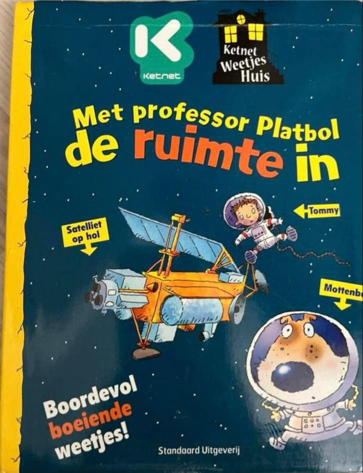 KETNET MET PROFESSOR PLATBOL DE RUIMTE IN - Satelliet op hol, Ophalen of Verzenden, Gelezen