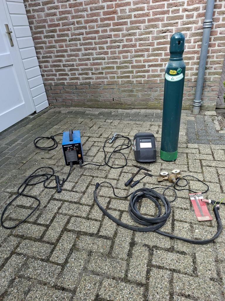 Complete elektra tiglas set Beckum, Ophalen, Gebruikt, Minder dan 150 ampère, Tig